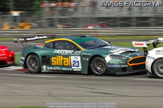 2007-06-24 Monza 209 FIA GT3 European Championship - Aston Martin DBRS9